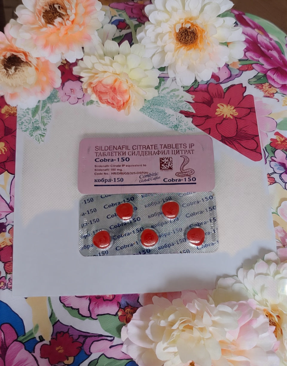 Black Cobra 150mg Film Caplet Tablets