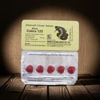Black Cobra 125mg Film Caplet Tablets