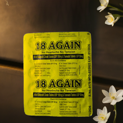 18 Again (No Headache No Tension) Silden-a-fil + Tr@m@dol.