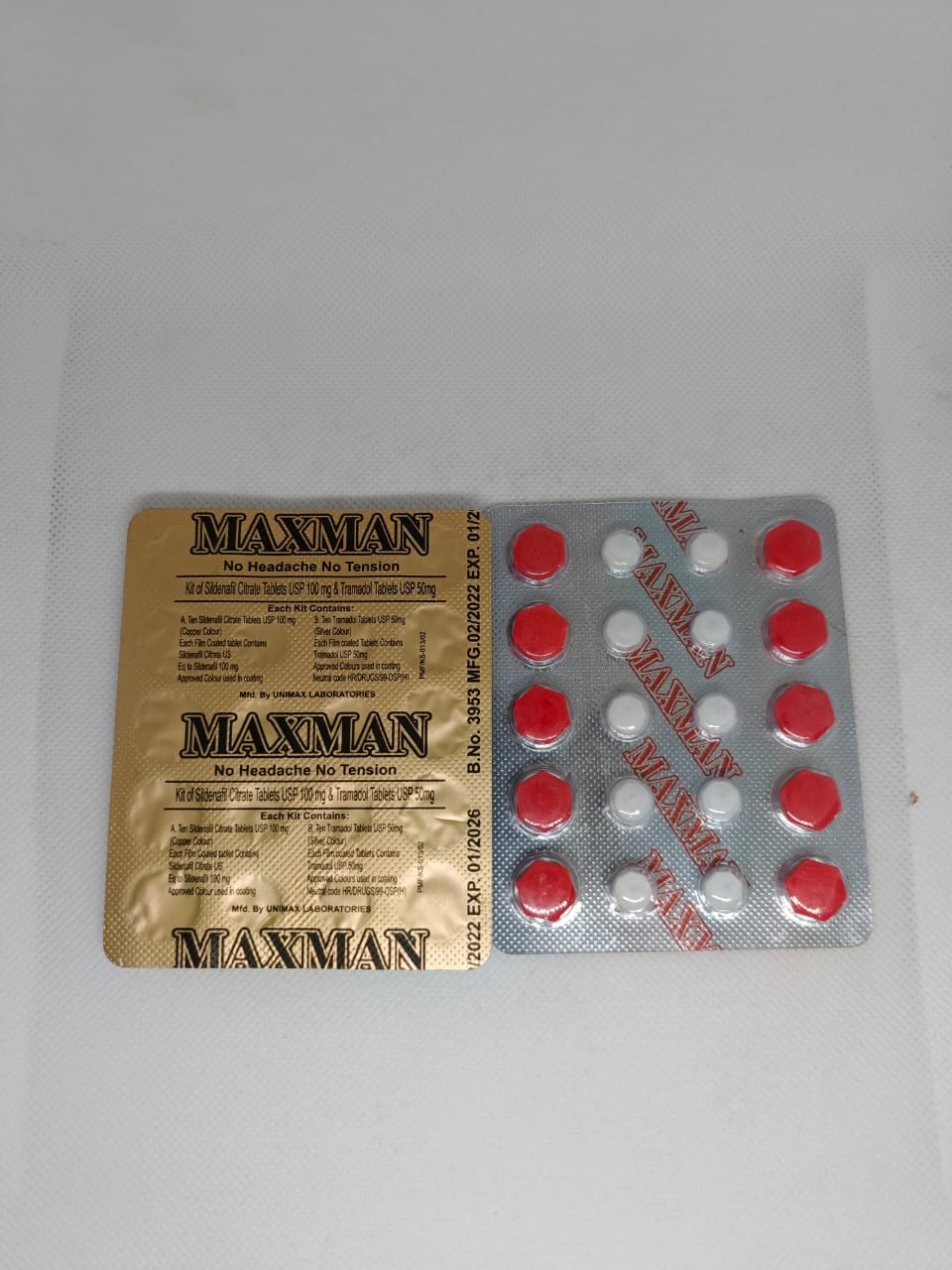 Maxman Tablets 10*2