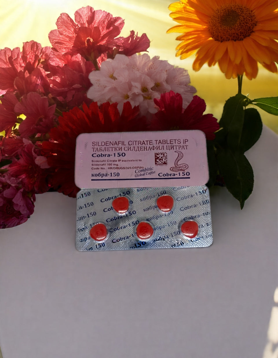 Black Cobra 150mg Film Caplet Tablets